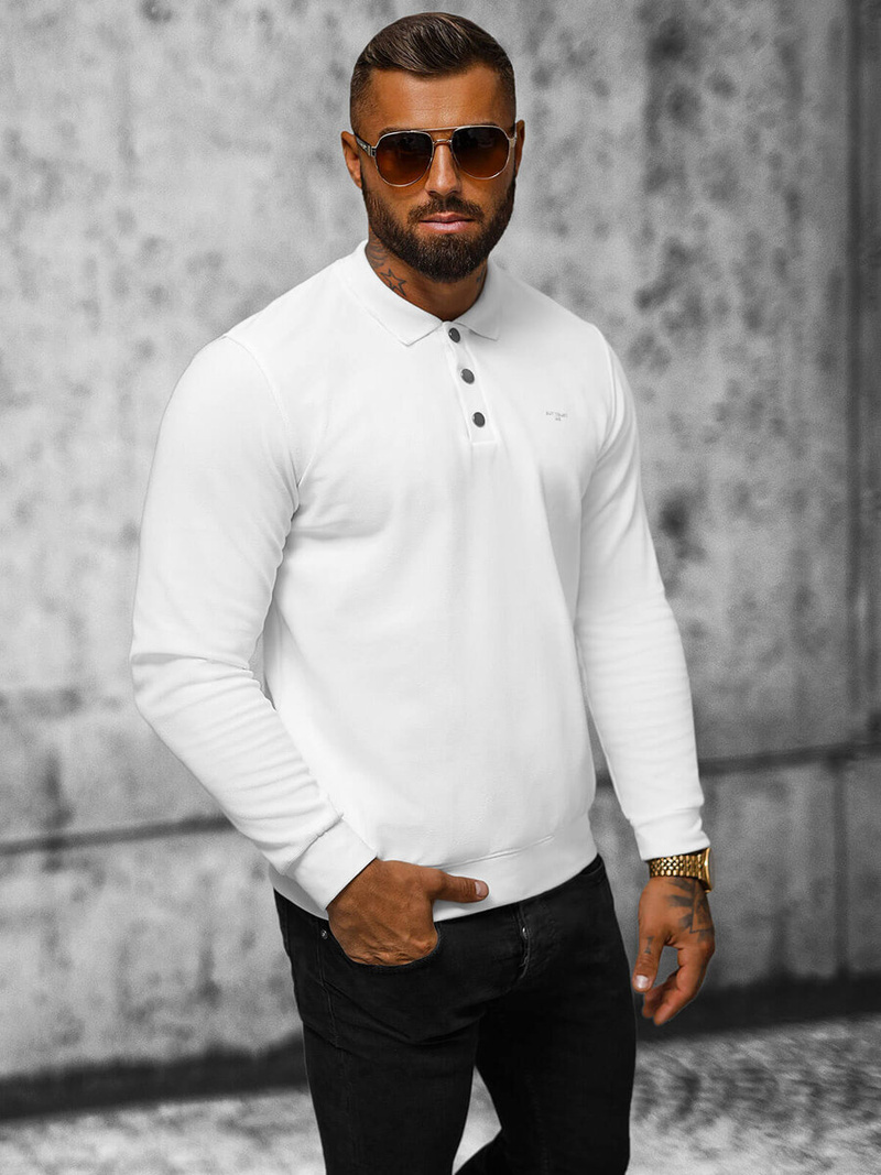 Ανδρικό Φούτερ λευκό OZONEE O/TB2203