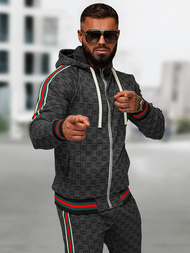 Ανδρικό σετ φόρμας μαύρο OZONEE O/FF5111AB