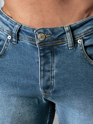 Ανδρικό τζιν παντελόνι μπλε OZONEE O/0525