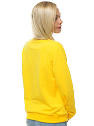 Γυναικείο φούτερ κίτρινο OZONEE JS/WB11002/28