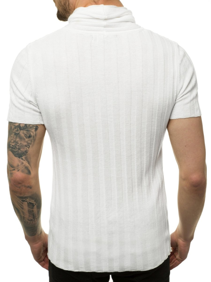 Ανδρικό μπλουζάκι λευκό OZONEE L/2294