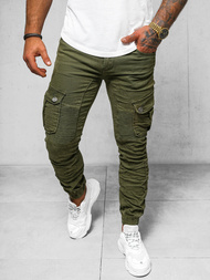 Ανδρικό παντελόνι jogger πράσινο OZONEE O/E6979J