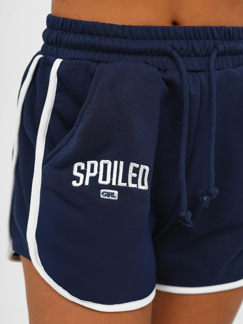 Γυναικείο σετ φόρμας δύο κομματιών ναυτικό μπλε-λευκό OZONEE JS/M58631AB