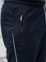 Ανδρικό παντελόνι φόρμας ναυτικό μπλε OZONEE JS/8K193