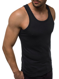 Ανδρικό αμάνικο μπλουζάκι μαύρο OZONEE JS/NB001