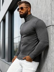 Ανδρικό πουλόβερ Γραφίτης OZONEE NB/MMB600/3Z