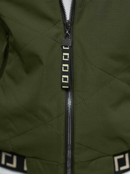 Γυναικείο μπουφάν Σκούρο πράσινο OZONEE JS/5M3161/136