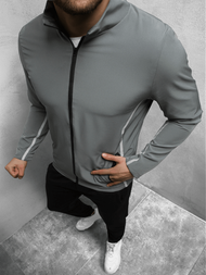 Ανδρικό μπουφάν γκρι OZONEE JS/M10303