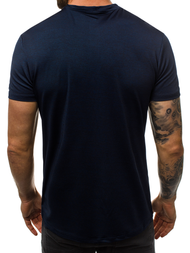 Ανδρικό μπλουζάκι σκούρο-ναυτικό μπλε OZONEE JS/S01Z