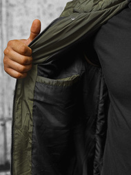 Ανδρικό χειμερινό μπουφάν Πράσινος OZONEE O/M799