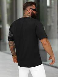 Ανδρικό μπλουζάκι μαύρο OZONEE O/YN2/631