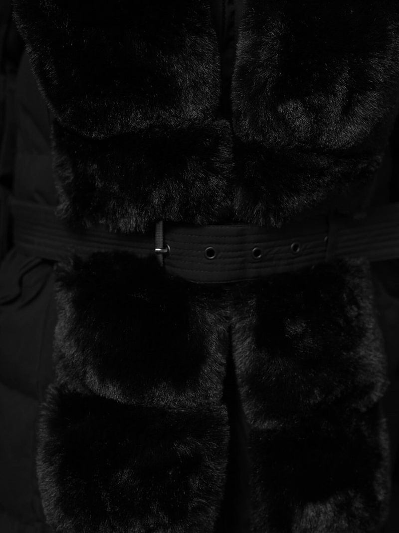 Γυναικείο μπουφάν μαύρο OZONEE JS/5M3158/392