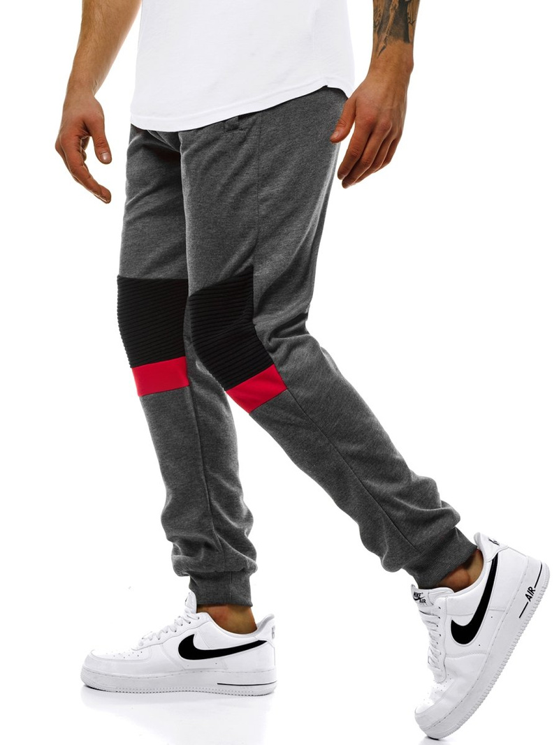 Ανδρικό παντελόνι φόρμας γραφίτη OZONEE JS/JZ11016