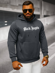 Ανδρικό Φούτερ με Κουκούλα γραφίτη OZONEE JS/27B6509/5