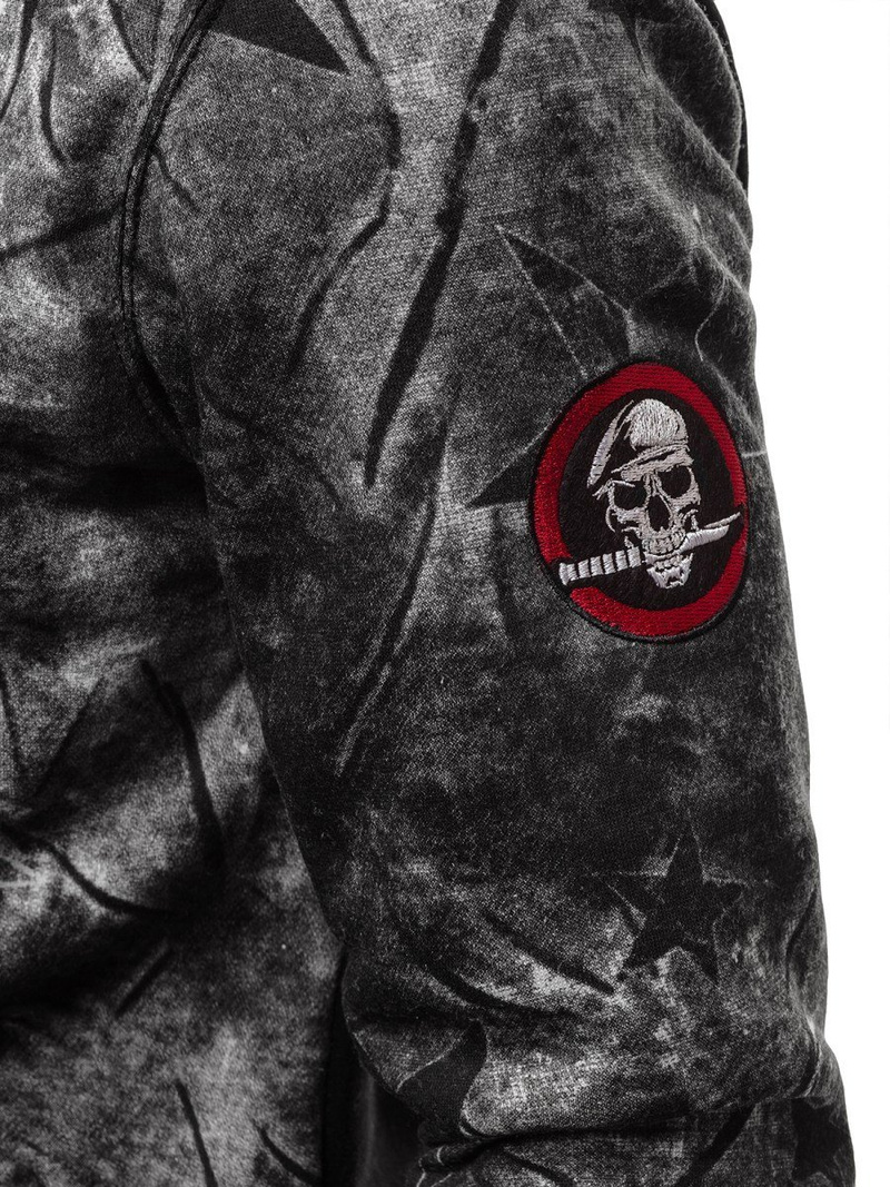 Ανδρικό Φούτερ γκρι OZONEE JS/DD250Z