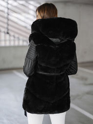 Γυναικείο μπουφάν μαύρο OZONEE JS/11Z8090Z