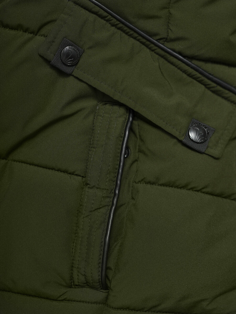 Γυναικείο μπουφάν χακί OZONEE O/W377Z