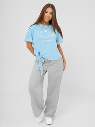 Γυναικείο μπλουζάκι ανοιχτό-μπλε OZONEE JS/RJ77247