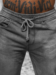 Ανδρικό παντελόνι jogger γραφίτη OZONEE NB/MP0275GC