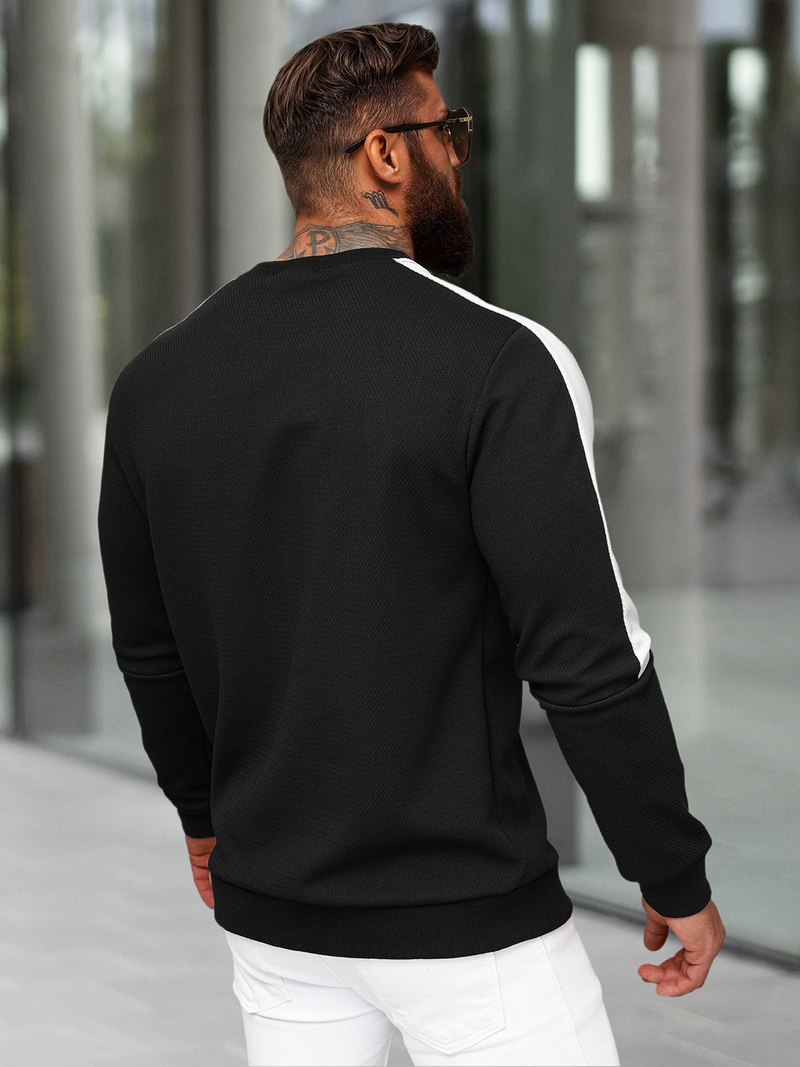 Ανδρικό Φούτερ Μαύρος OZONEE O/P2033Z