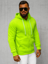 Ανδρικό Φούτερ με Κουκούλα γαλαζοπράσινο OZONEE JS/2008/72Z