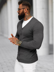 Ανδρικό πουλόβερ Γραφίτης OZONEE NB/MM6006/3Z