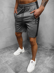 Ανδρικό σόρτς φόρμας Γραφίτης OZONEE JS/68025