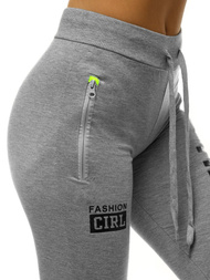 Γυναικείο παντελόνι φόρμας γκρι OZONEE O/82053