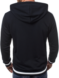 Ανδρικό Φούτερ με Κουκούλα ναυτικό μπλε OZONEE A/1009Z