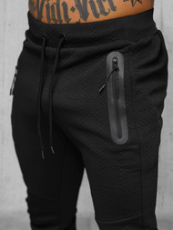 Ανδρικό σετ φόρμας μαύρο OZONEE O/FF3705AB