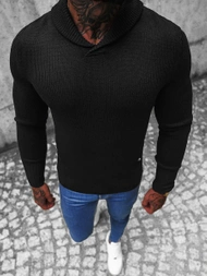 Ανδρικό πουλόβερ mαύρος OZONEE NB/MM6018/4