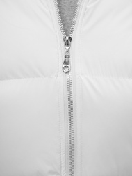 Γυναικείο χειμερινό μπουφάν λευκό OZONEE JS/5M722/281