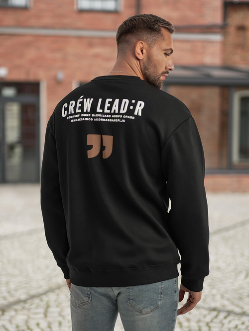 Ανδρικό Φούτερ μαύρο OZONEE JS/65B3917/3