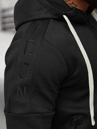 Ανδρικό σετ φόρμας μαύρο OZONEE O/LN11760