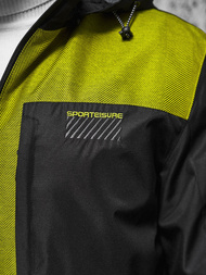 Ανδρικό μπουφάν μαύρο OZONEE JS/22M311/392