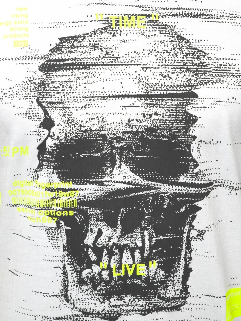 Ανδρικό αμάνικο μπλουζάκι λευκό OZONEE MACH/M1212