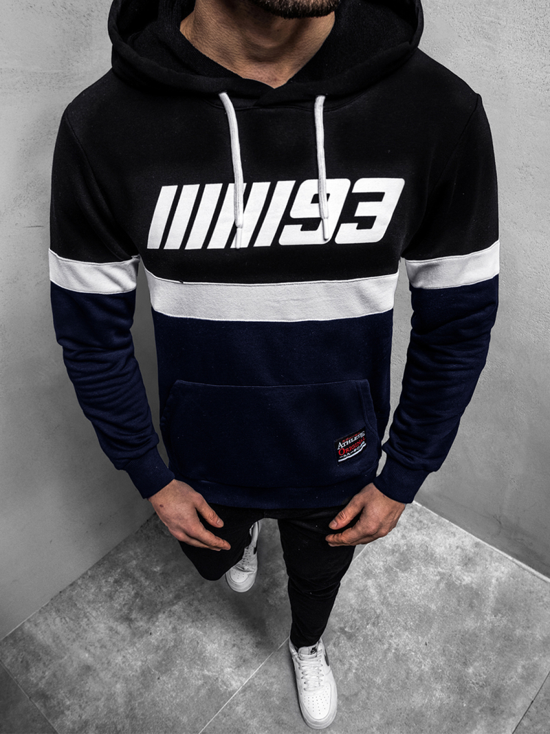 Ανδρικό Φούτερ ναυτικό μπλε OZONEE A/0963Z