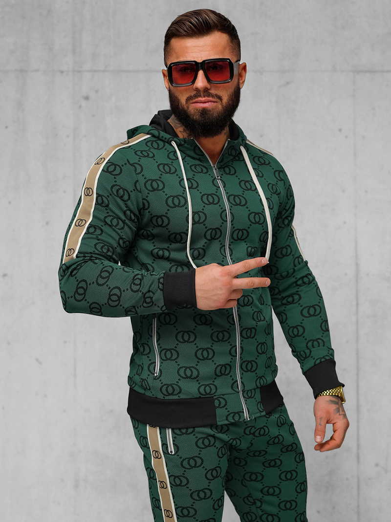 Ανδρικό σετ φόρμας Πράσινος OZONEE O/FF5053AB