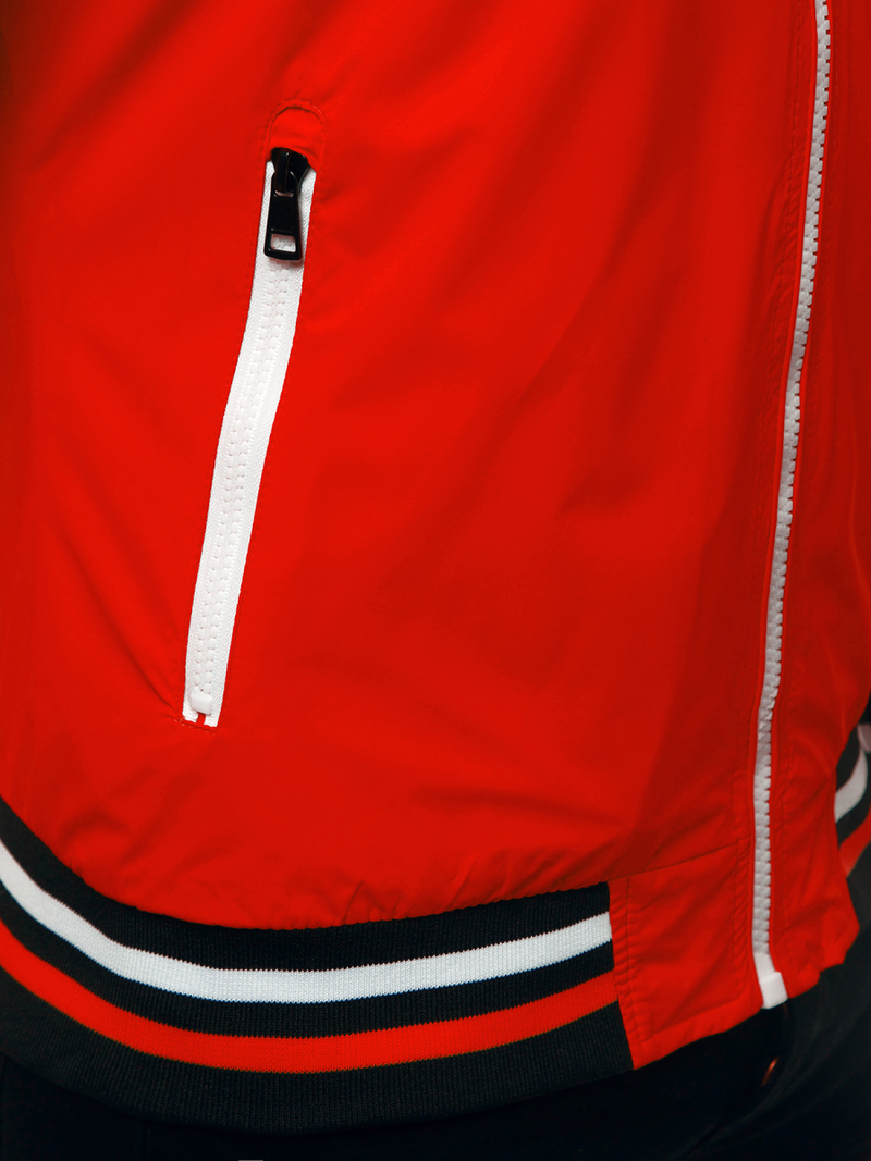 Ανδρικό Μπουφάν Bomber Κόκκινο OZONEE N/6197