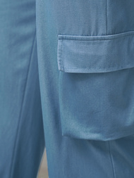 Γυναικείο τζιν παντελόνι μπλε OZONEE O/HGM6610