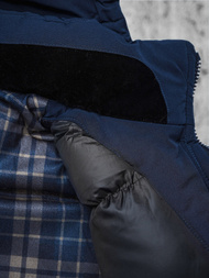 Ανδρικό χειμερινό μπουφάν ναυτικό μπλε OZONEE JS/5M718/215