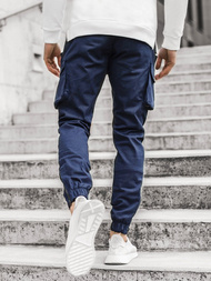 Ανδρικό παντελόνι jogger ναυτικό μπλε OZONEE A/705