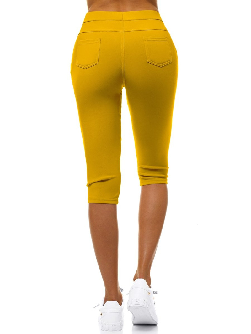 Γυναικείο κοντό κολάν κάμελ OZONEE JS/1041/B10