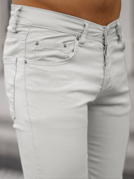 Ανδρικό τζιν παντελόνι Γκρί OZONEE E/5194/01