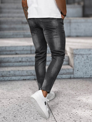 Ανδρικό τζιν παντελόνι γραφίτη OZONEE NB/MP0199GS