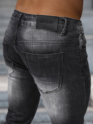 Ανδρικό τζιν παντελόνι mαύρος OZONEE NB/MP0075N