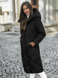 Γυναικείο μπουφάν μαύρο OZONEE JS/5M3173/392Z