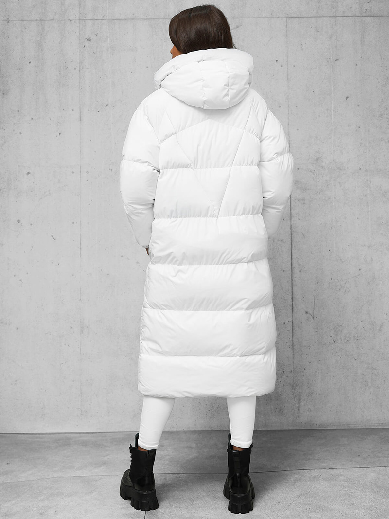 Γυναικείο μπουφάν λευκό OZONEE JS/5M3163/281Z