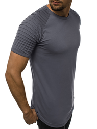 Ανδρικό μπλουζάκι γραφίτη OZONEE O/1256