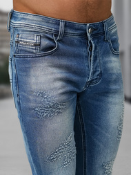 Ανδρικό τζιν παντελόνι μπλε OZONEE NB/MP0009BZ